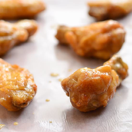 Citrus Caramel Chicken Wings