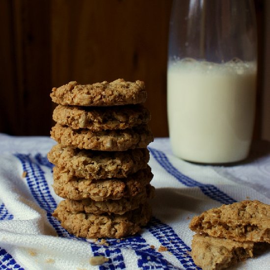 Really Crunchy Oat Cookies