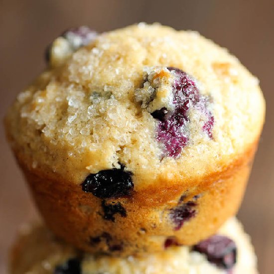 Blueberry Vanilla Muffins