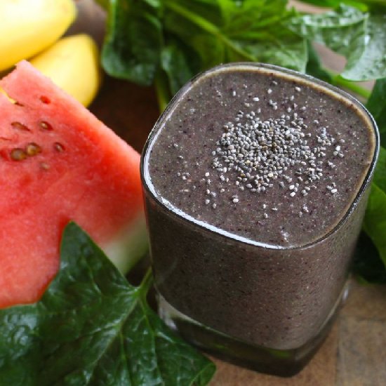 Chia Seed & Spinach Smoothie