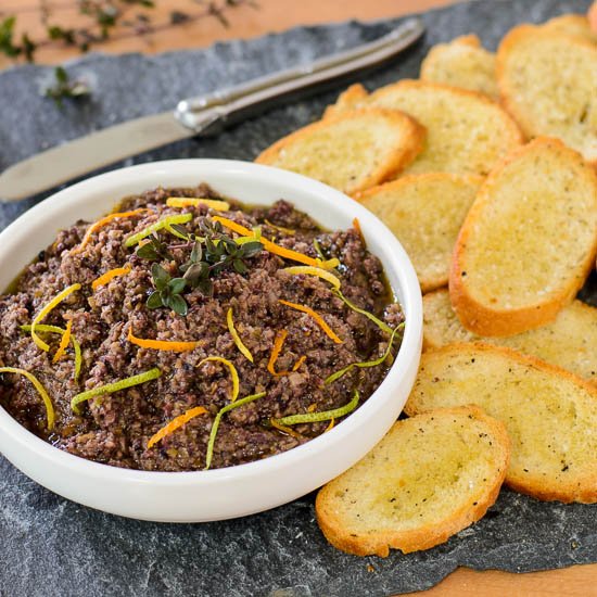 Citrus Herb Olive Tapenade