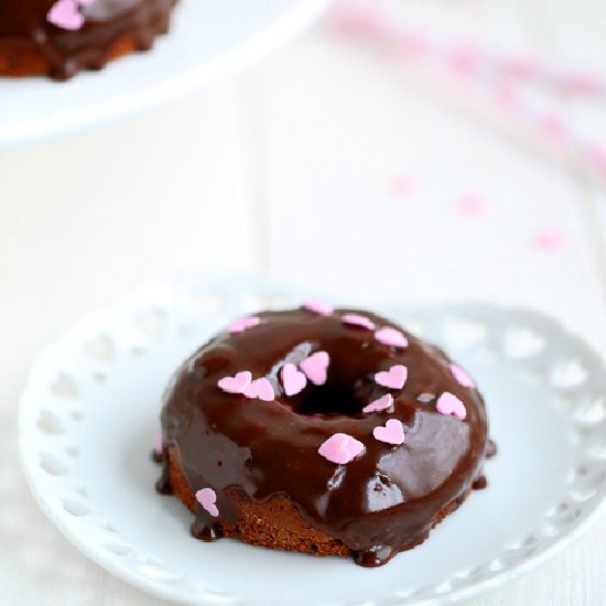 Baked Nutella Doughnuts