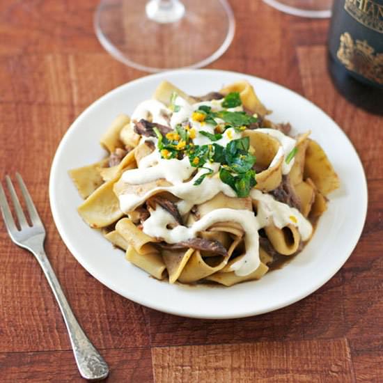 Wine Braised Short Rib Pasta