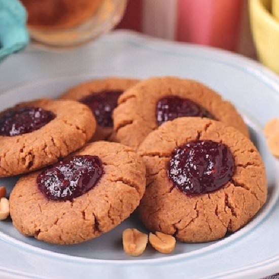 Peanut Butter & Jelly Cookies