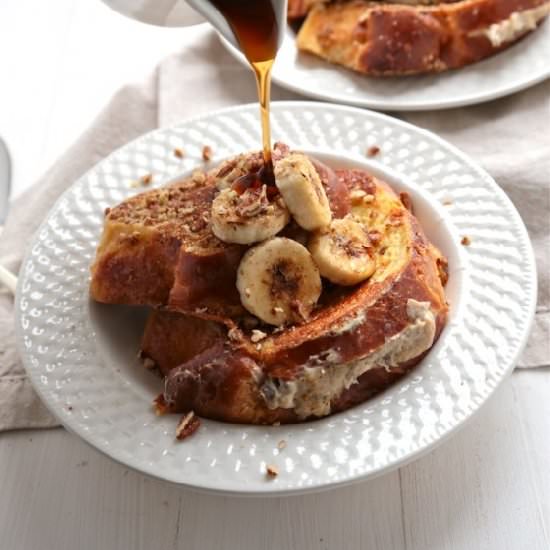 Bourbon Banana Nut French Toast