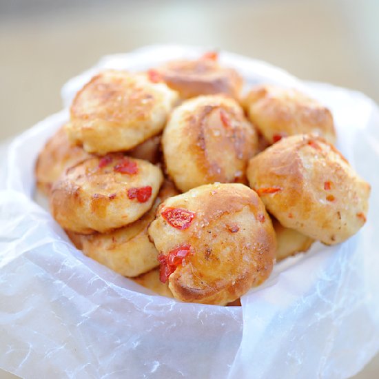 Peppadew Pepper Pretzel Bites