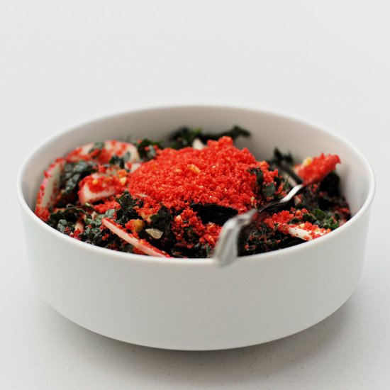 Flamin’ Hot Cheetos Kale Salad