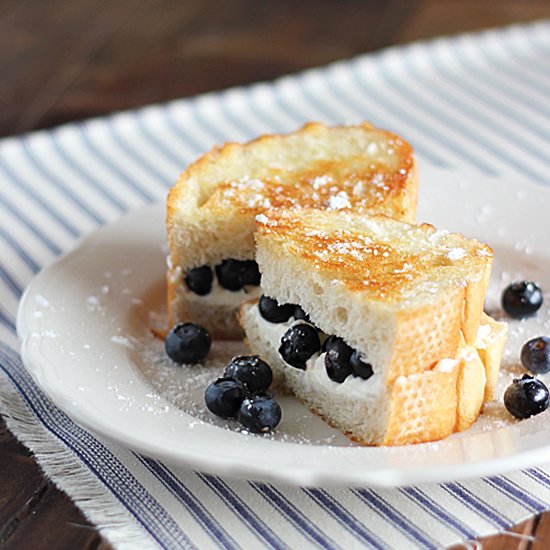 Blueberry Grilled Cheese Sandwich