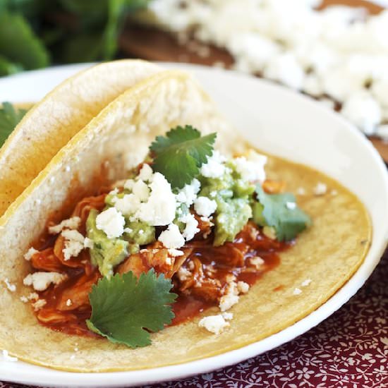 Slow Cooker Chicken Tacos