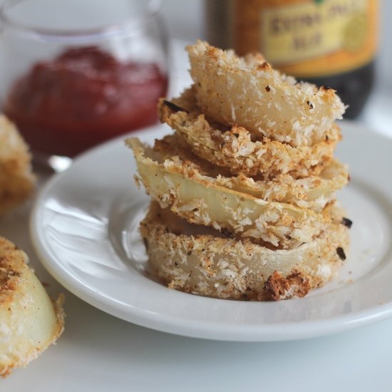 Beer Baked Onion Rings