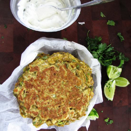 Cumin & Cauliflower Fritters