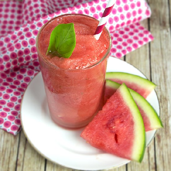 Watermelon & Basil Slushy