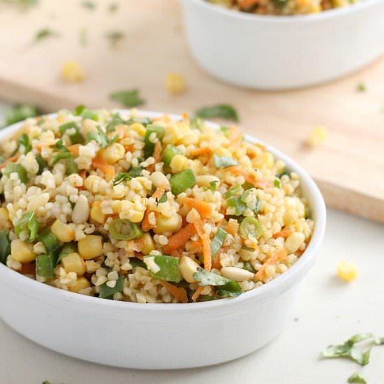 Curried Bulgur Wheat Salad