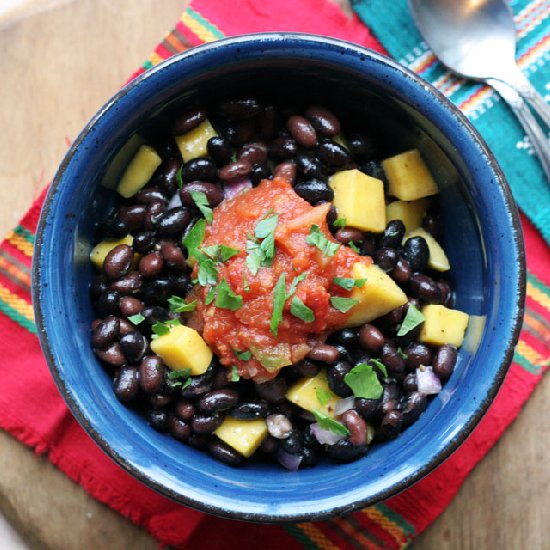 Black Bean Mango Bowl