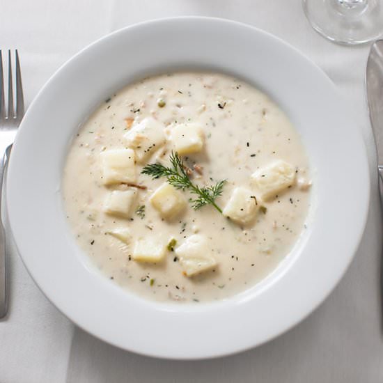 Chef Avi’s New England Clam Chowder