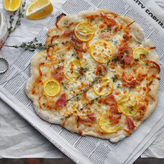 Meyer Lemon, Prosciutto Pizza