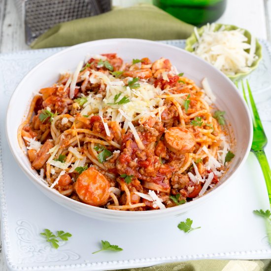 Filipino-Style Sweet Spaghetti