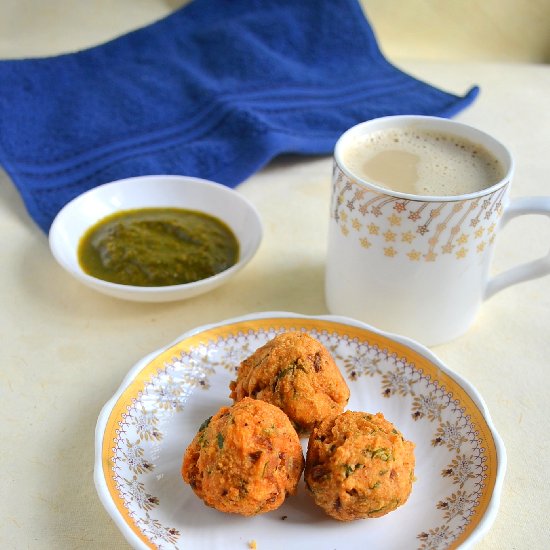 Instant Besan Flour Bonda