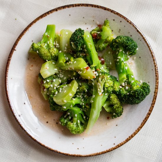 Lime, Chili and Ginger Broccoli