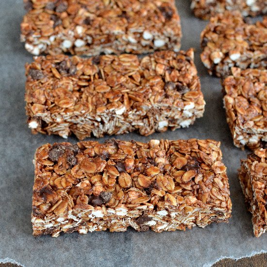 Nutella S’mores Granola Bars