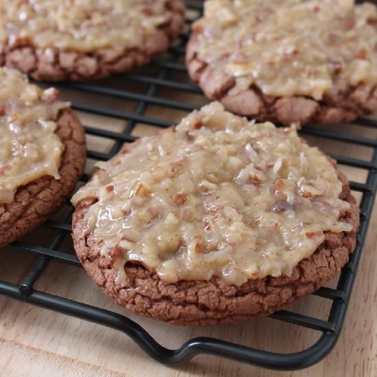 German Chocolate Cookies