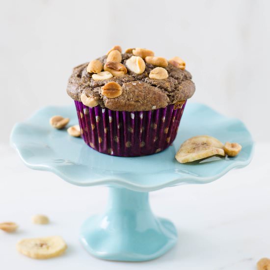 Peanut Butter Banana Muffins (GF)