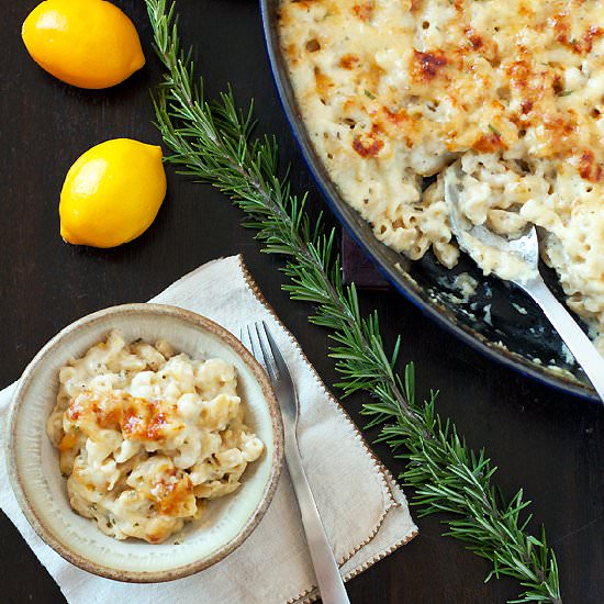 Meyer Lemon Rosemary Mac & Cheese