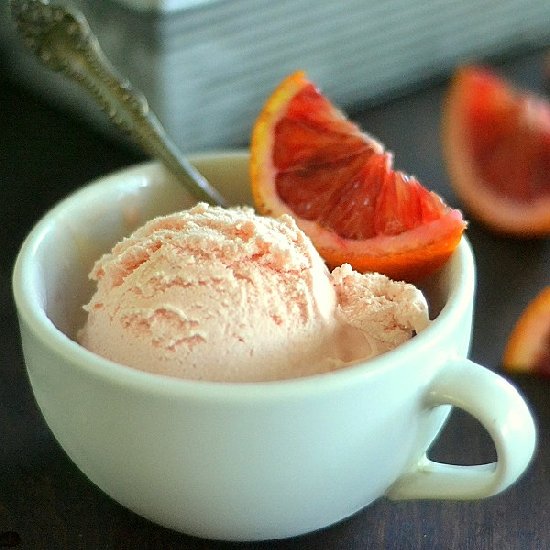 Blood Orange Ice Cream