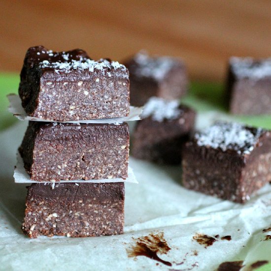 Mostly Raw Double Layer Fudge