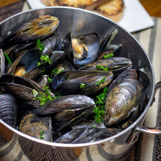 Moules Mariniere – Taking the Bait!