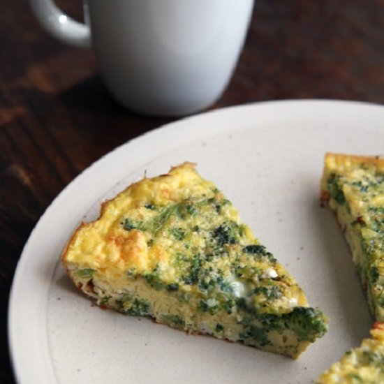 Broccoli and Feta Frittata