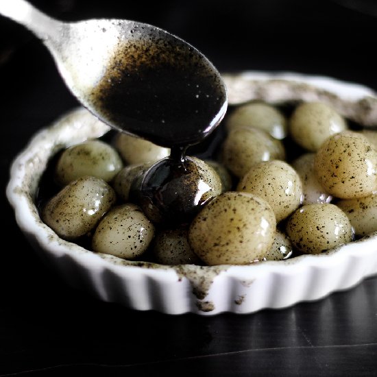 Black Sesame Sticky Rice Ball