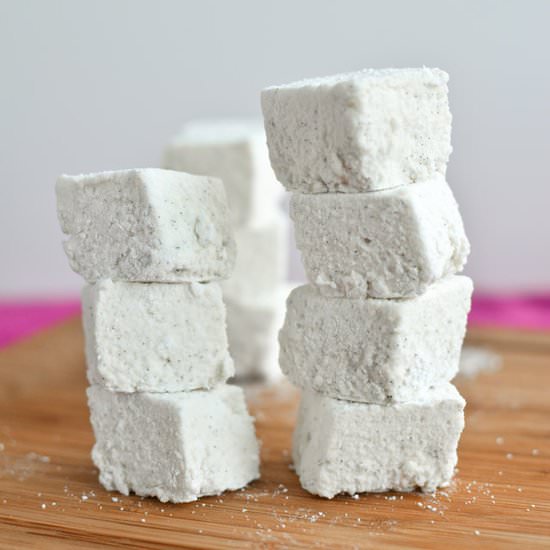 Homemade Vanilla Bean Marshmallows