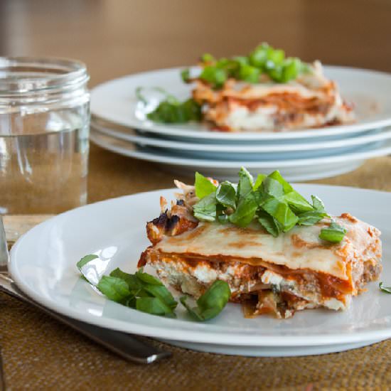 Top Secret Grain Free Lasagna