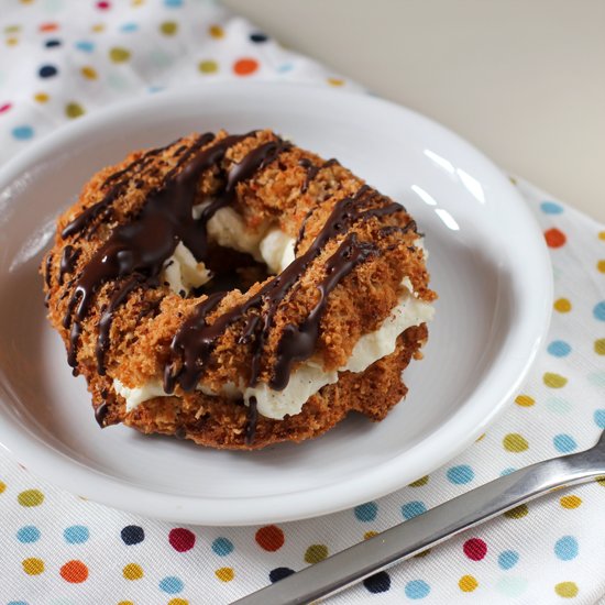 Carrot Cake Mini Guglhupf Lamington