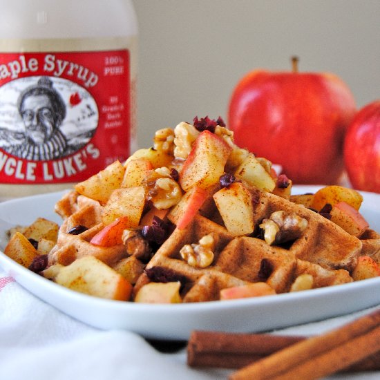 Apple Cinnamon Waffle for One