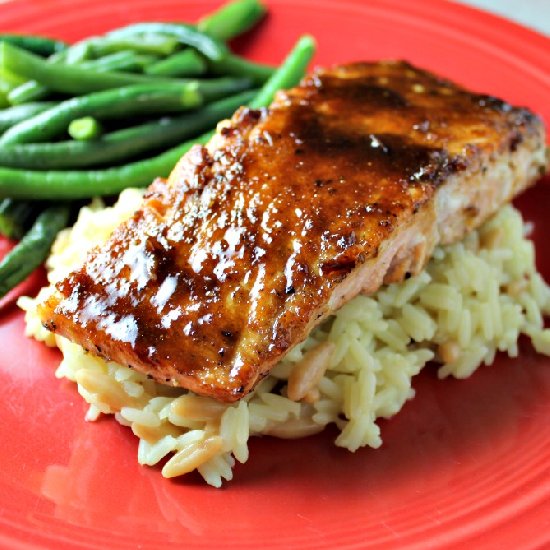 Miso-Ginger Glazed Salmon