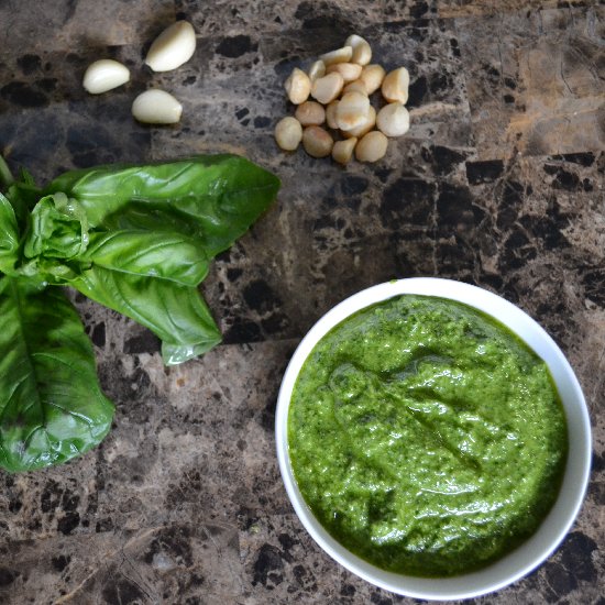 Macadamia Nut Pesto