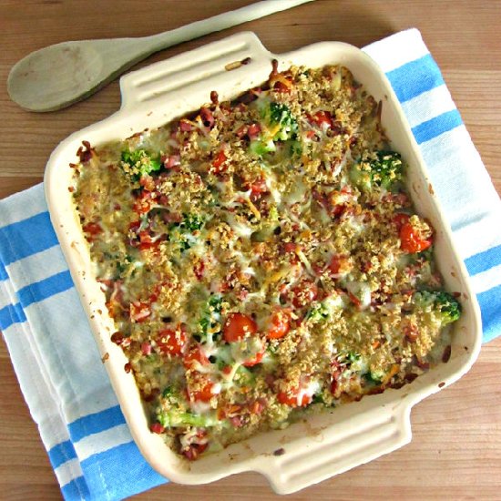 Broccoli & Tomato Gratin