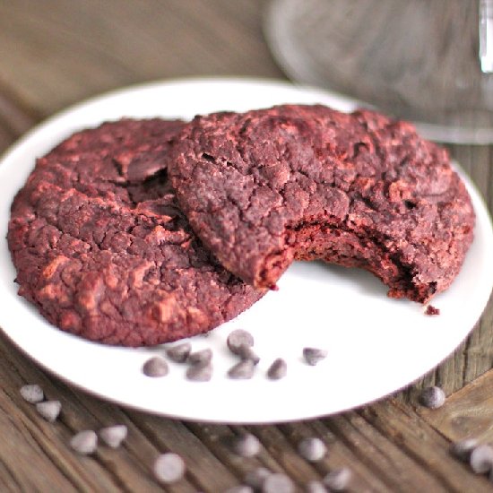 Guilt Free Red Velvet Cookies (GF)