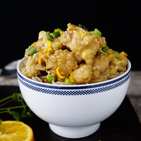 Healthy Chinese Orange Chicken