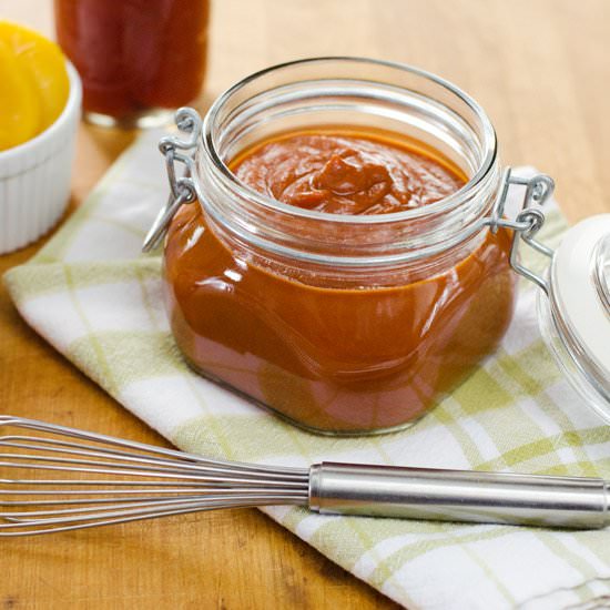 Paleo Peach Barbecue Sauce