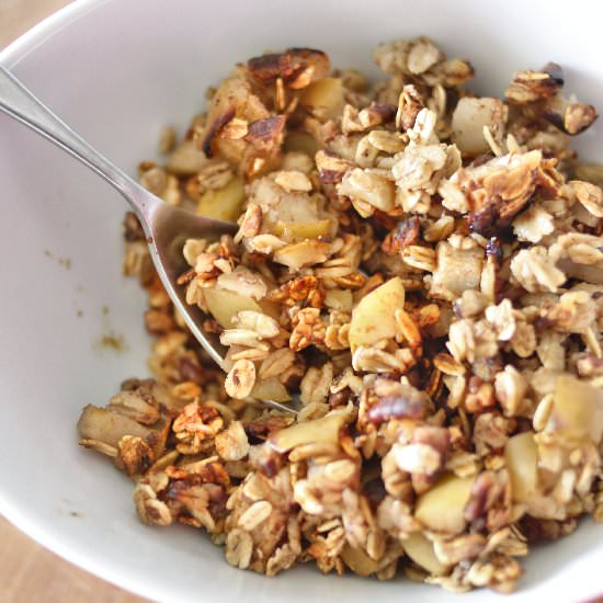 Apple Pecan Oat Crumble