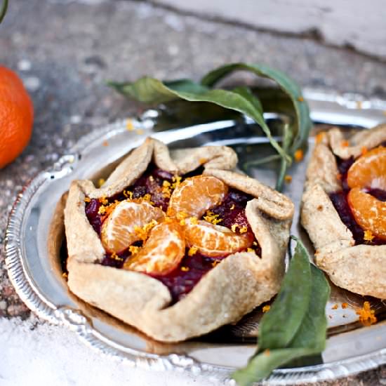 Cranberry Tangerine Galette