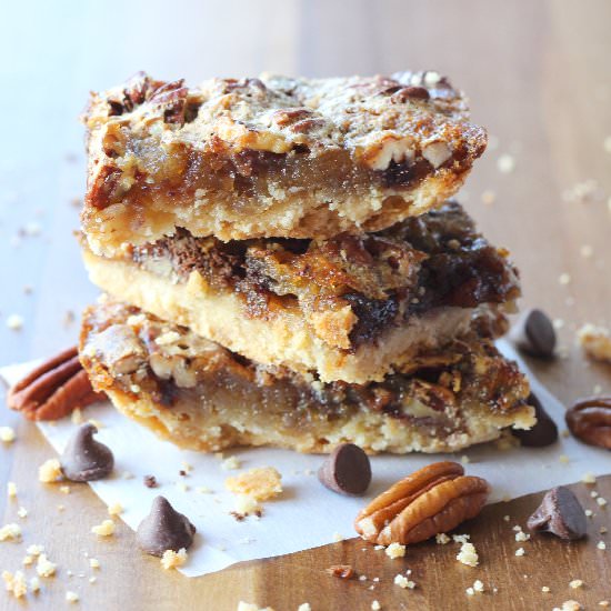 Chocolate Pecan Pie Bars