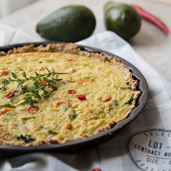 Paleo Quiche on Almond Crust