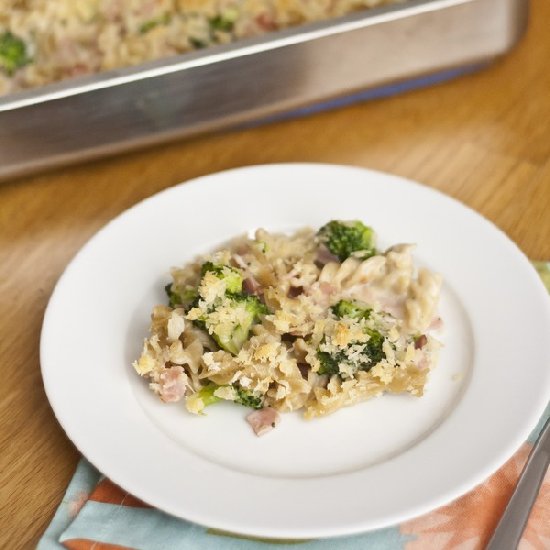 Ham and Broccoli Pasta Bake