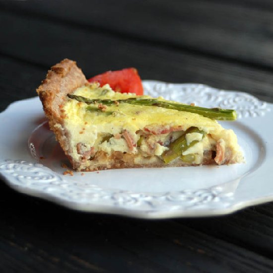 Asparagus and Bacon Quiche