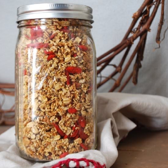 Millet and Goji Berry Granola