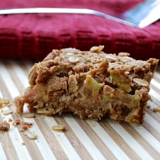 Rhubarb Crumb Bars